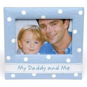 Mud Pie Baby Photo Frame 6x4" - My Daddy and Me (Blue)