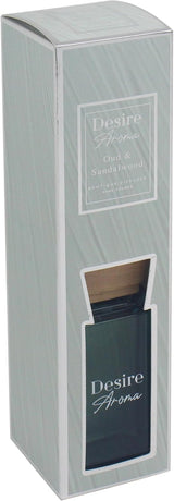 Desire aroma elegant 200ml reed diffuser - oud & sandalwood