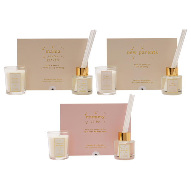 Bambino Candle & Reed Diffuser Gift Set - Various Designs