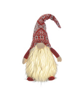 Christmas Decoration - Skandi Lit Gonk 40cm (Battery Operated) - in Red or Grey