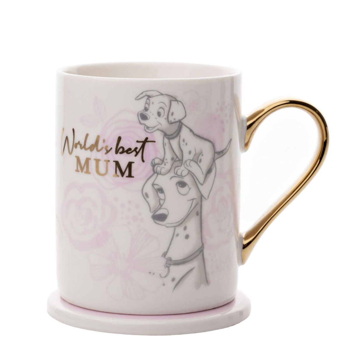 Disney Magical Beginnings Mug & Coaster Set - Mum (Dalmatians)