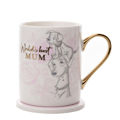 Disney Magical Beginnings Mug & Coaster Set - Mum (Dalmatians)