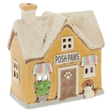 Village Pottery Tea Light Holder - Posh Paws Grooming Salon