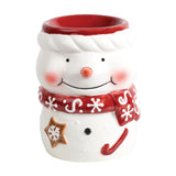 Aroma Christmas Tealight Wax Melter - Snowman with Scarf
