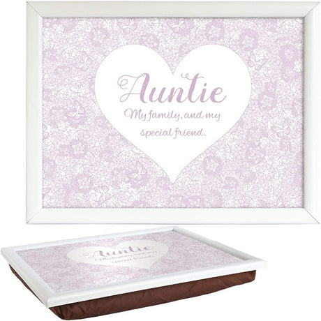 Said with Sentiment Lap Tray - Auntie