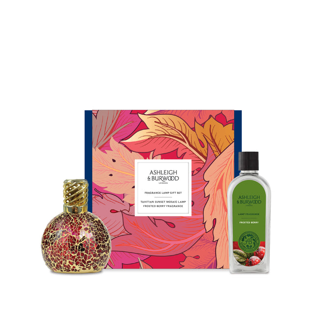 Ashleigh & Burwood Fragrance Lamp Gift Set - Tahitian Sunset & Frosted Berry