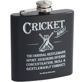 Ultimate Man Gift Hip Flask - Cricket Mad