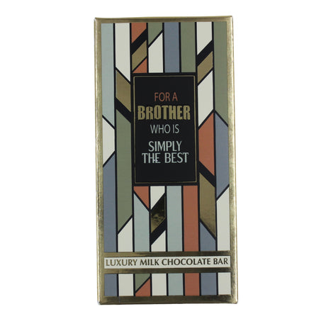 Luxury Milk Chocolate Greetings Bar - Brother