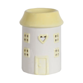 white round house tealight wax melt burner