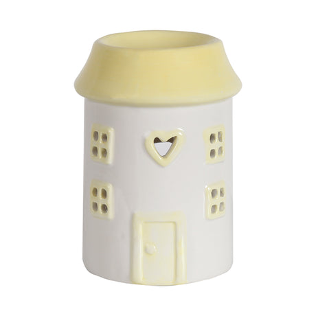 white round house tealight wax melt burner