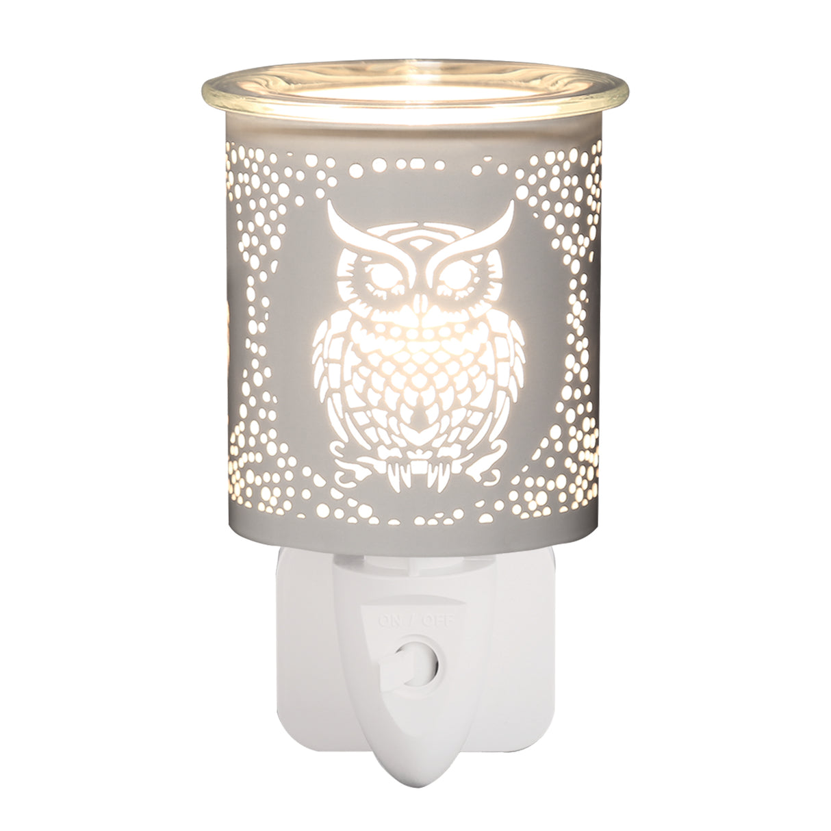 Aroma Electric Wax Melt Burner Plug In Owl Design - Various Colours