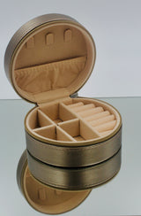 Krystina's Collection Round Jewellery Box - Various Colours