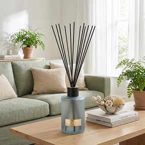 Maison Parfum Frosted Ribbed Glass Reed Diffuser 1 Litre - Various Fragrances