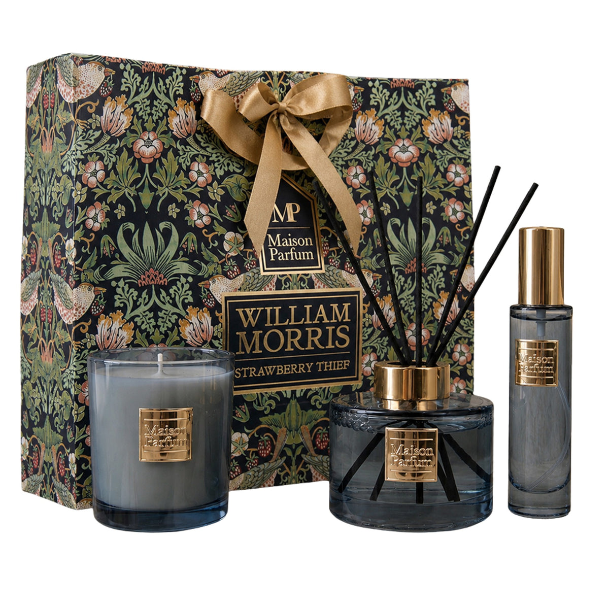 Maison Parfum William Morris Home Fragrance Gift Bag - Strawberry Thief