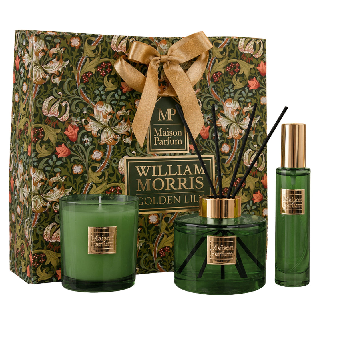 Maison Parfum William Morris Home Fragrance Gift Bag - Golden Lily