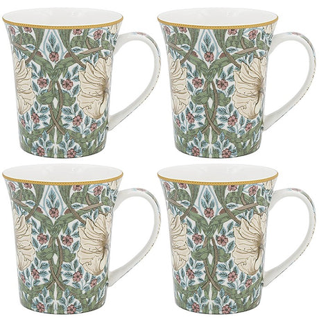 William Morris 4 Mugs Gift Set - Pimpernel