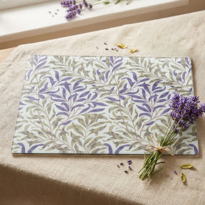 William Morris Glass Chopping/Cutting Board - Willow Bough