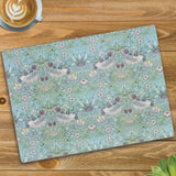William Morris Glass Chopping/Cutting Board - Strawberry Thief