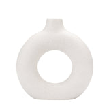 Woodside Home Living Ceramic Donut Vase Set