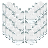 Woodside Home Living Clear Glass Tea Light Candle Holders - Various Sets