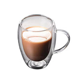Woodside Home Living Heat Resistant Borosilicate Double Wall Glass Cup