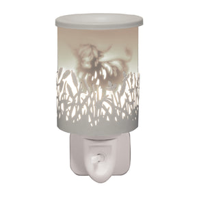 Aroma Plug In Wax Melter - Highland Cow White