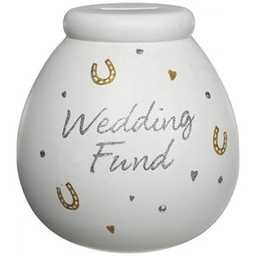 Pot of Dreams Money Box Savings Jar - Wedding Fund