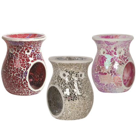 Aroma Wax Melt Burner Crackle - Various Colours Available