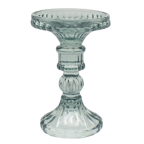 Green Glass Candle Holders (cm) - Various Sets