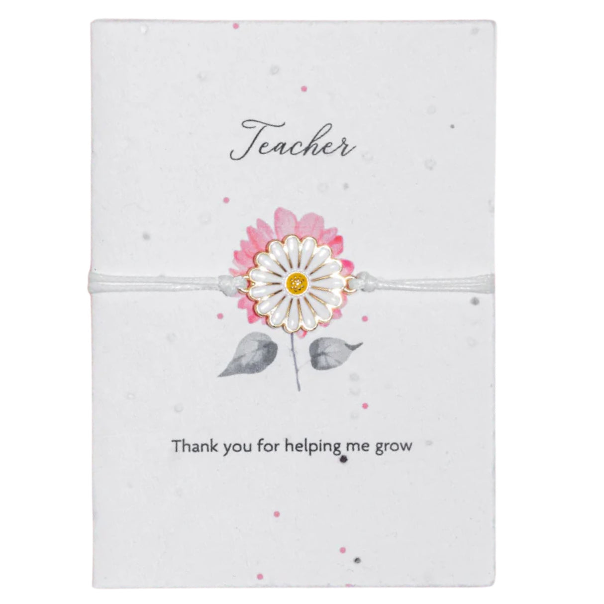 Letterbox Love Bracelet & Seed Card - Teacher