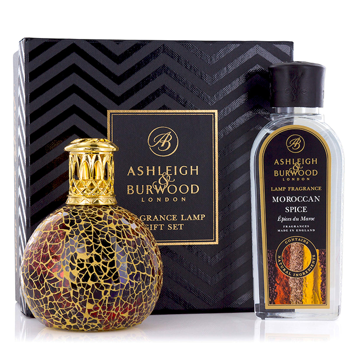 Ashleigh & Burwood Fragrance Lamp Gift Set - Golden Sunset & Moroccan Spice