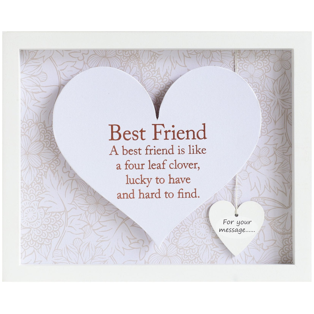 Said with Sentiment Heart in Frame - Best Friend