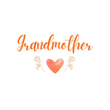 Heart & Flowers Mug & Coaster Sets - Orange