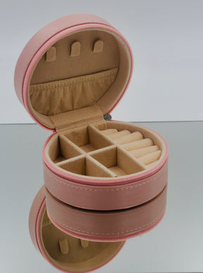 Krystina's Collection Round Jewellery Box - Various Colours