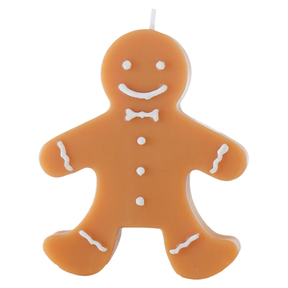 Gingerbread Man Shaped Scented Candle