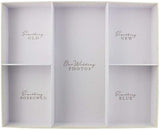 Amore Wedding Memories Keepsake Box - Something Old, New, Borrowed & Blue