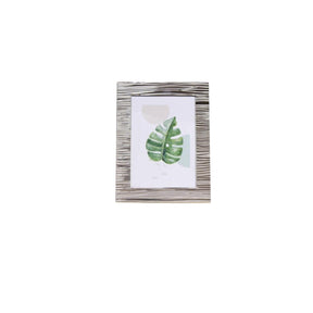 Woodside Home Living Lined Edge Silver Photo Frame 8" x 10"