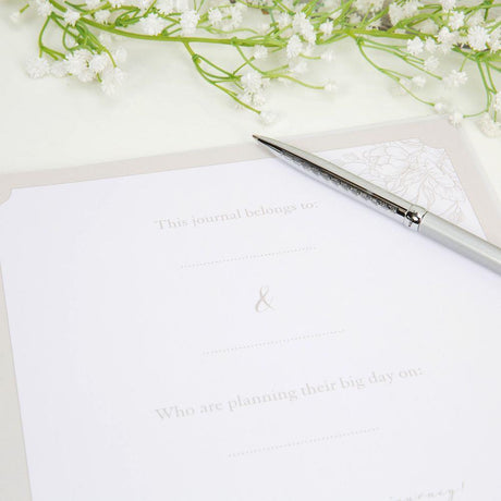 Amore Ring Bound Wedding Journal - Our Wedding Journey