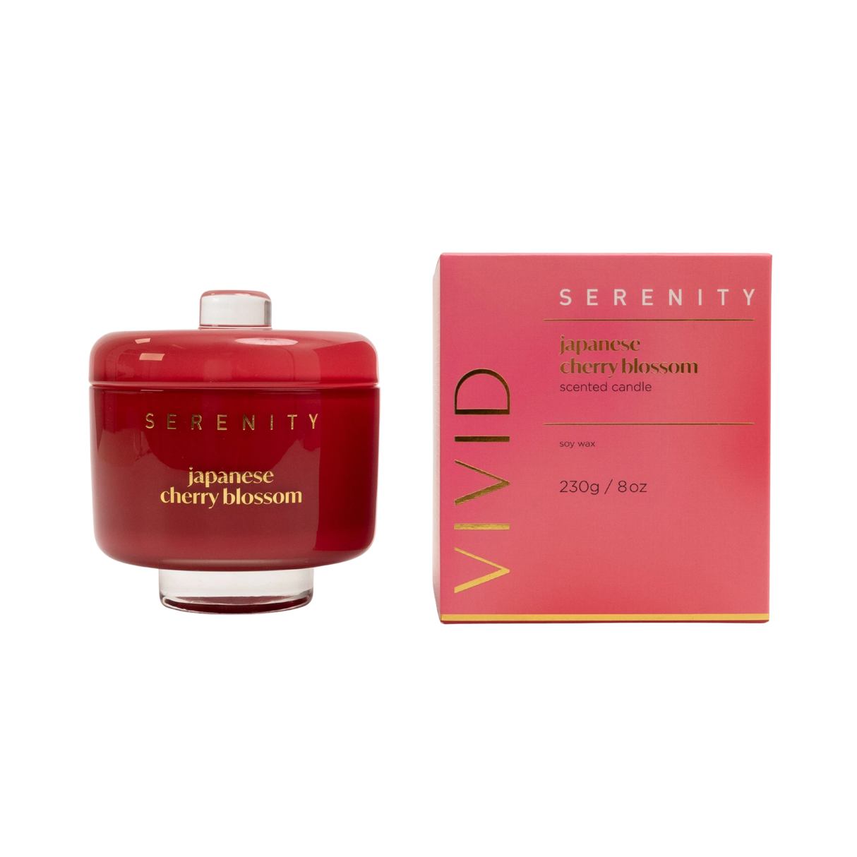 Serenity Vivid Collection 230g Candle - Japanese Cherry Blossom