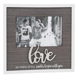 Stylish Script Photo Frame 6x4" - Love