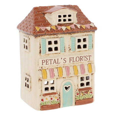  Village Pottery Petal's Florist Shop Tea Light Holder