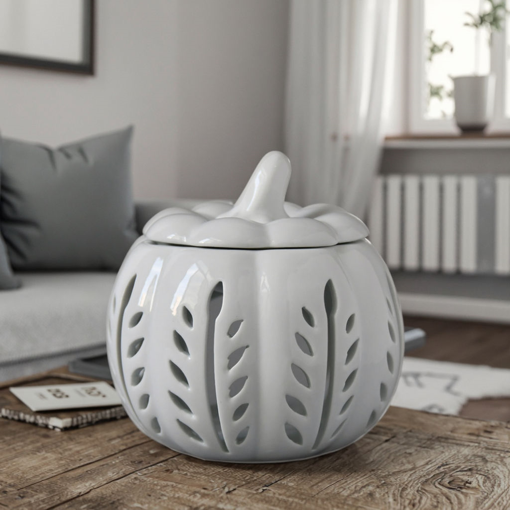 Decorative Pumpkin Tealight Wax Melt Burner