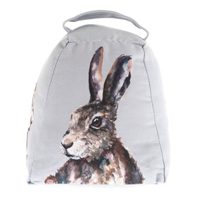 Meg Hawkins Printed Fabric Doorstop - Hare