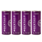 Mocktails Alcohol Free Nitro-Charged Can - Sevillia Red Sansgria Drink (Pack of 4)