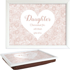 Said with Sentiment Lap Tray - Daughter