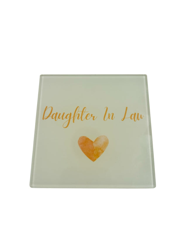 Woodside Home Living - Female Relationship Square Glass Coasters