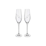Dartington Celebrate Champagne Flute Pair - Clear
