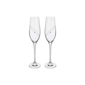 Dartington Celebrate Champagne Flute Pair - Clear