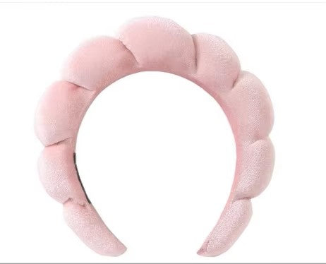 Krystina's Collection Fabric Cloud Spa Beauty Velvet Headband - Various Colours