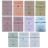 Woodside Home Living Keepsake Letterbox Bracelet - Various Female Relations